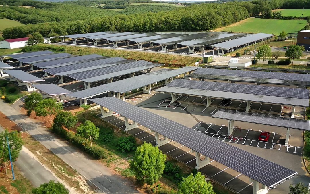 Prépa inauguration : Les Ombrières de la Glèbe, vend 26 Sept 2025