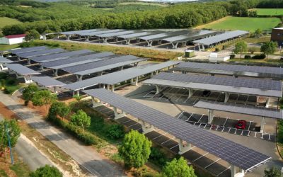 Prépa inauguration : Les Ombrières de la Glèbe, vend 26 Sept 2025